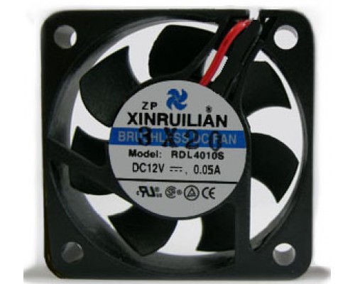 Lot De 6 Ventilateurs 40 Mm Rvb 12 V, 40 Mm, 12 V, Paliers Hydrauliques