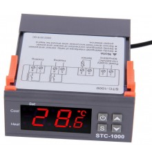 Originální digitální termostat STC1000-5m - precizní regulace teploty, 230V AC
