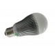 LED žárovka 6W, patice E27, přírodní bílé denní světlo.