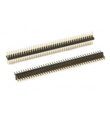 Kolíková lišta lámací dvouřadá 2x40 pinů, 2.54mm, rovná