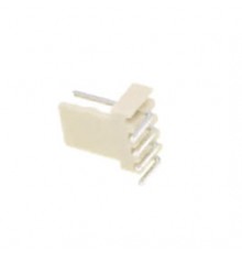 KZVL-04 kvalitní 4-pinová úhlová vidlice s vývody do PS 90°, bílá barva