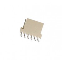KZVL-06 kvalitní 6-pinová úhlová vidlice s vývody do PS 90°, bílá barva