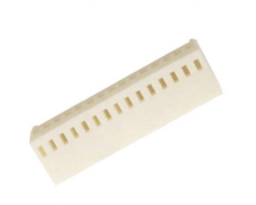 Zásuvka KZZ-15, 15-pinová (1x15), bílá, na kabel.