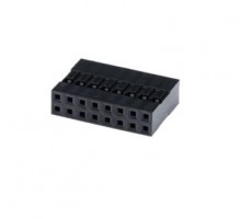 Zásuvka 16-pinová (2x8), černá, na kabel