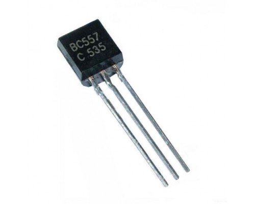 BC557C - bipolární PNP tranzistor.