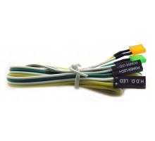 LED indikační diody oranžová a zelená, kablík 50 cm